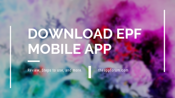 EPF Mobile App