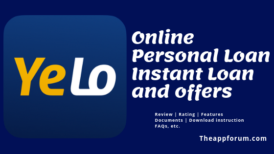 Online Personal Loan-YeLo Instant Loan and offers