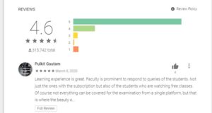 Positive review unacademy
